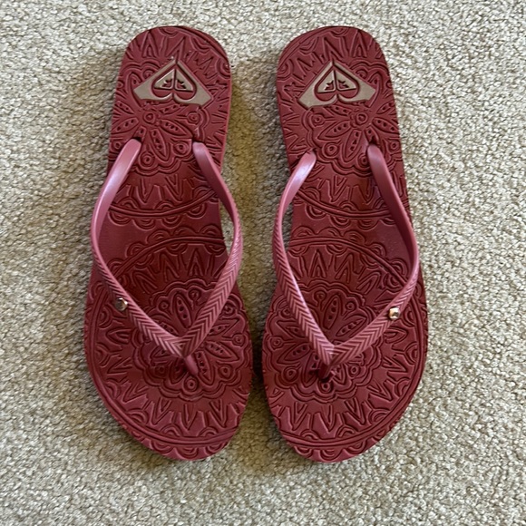 Roxy Shoes - Roxy reddish Brown flip-flops